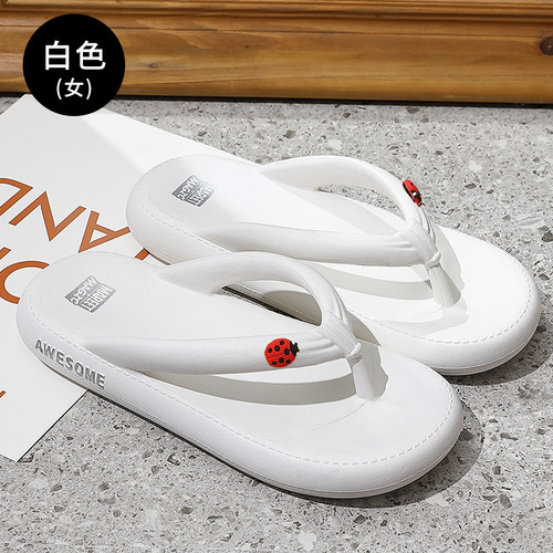 2022 Women's Summer Beautiful Color Beach Sliders Slippers Girl Woman Flats Sandals Shoes Designer Ladies Flip Flops