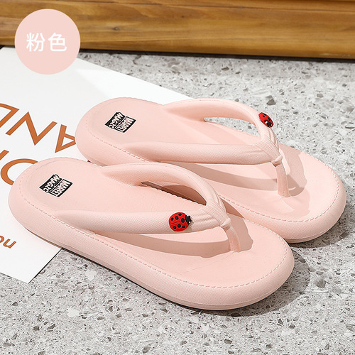 2022 Women's Summer Beautiful Color Beach Sliders Slippers Girl Woman Flats Sandals Shoes Designer Ladies Flip Flops