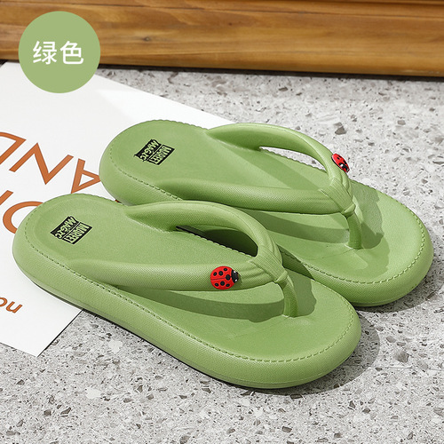 2022 Women's Summer Beautiful Color Beach Sliders Slippers Girl Woman Flats Sandals Shoes Designer Ladies Flip Flops