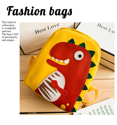 Educational and Montessori Learning Preschool Toy Dinosaur Mini school Backpack for kids
