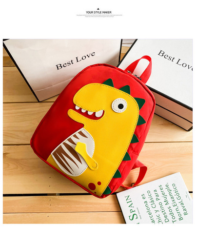 Educational and Montessori Learning Preschool Toy Dinosaur Mini school Backpack for kids