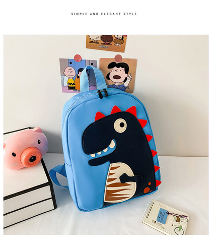 Educational and Montessori Learning Preschool Toy Dinosaur Mini school Backpack for kids