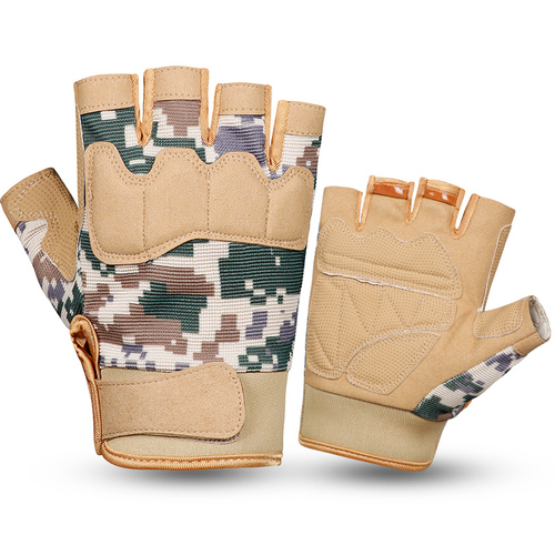  bike cycling man training protection sport half finger gloves