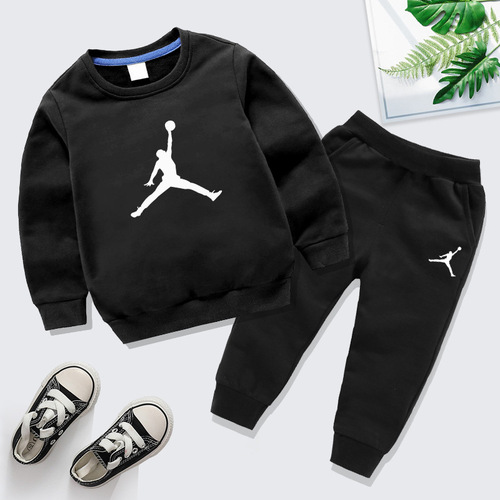 Autumn Kids's Long Sleeve Round Neck Sweater Suit For Boys Girls New Sports 2pcs Kids Clothing's Clothing