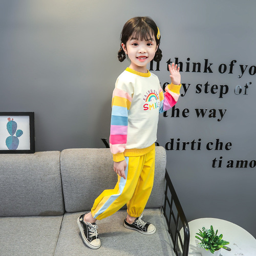 New kids clothing sets children's boutique clothes  baby girl spring autumn outfit set