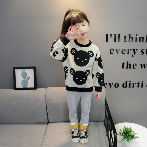 New kids clothing sets children's boutique clothes  baby girl spring autumn outfit set