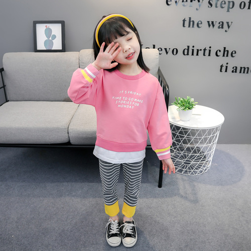 New kids clothing sets children's boutique clothes  baby girl spring autumn outfit set