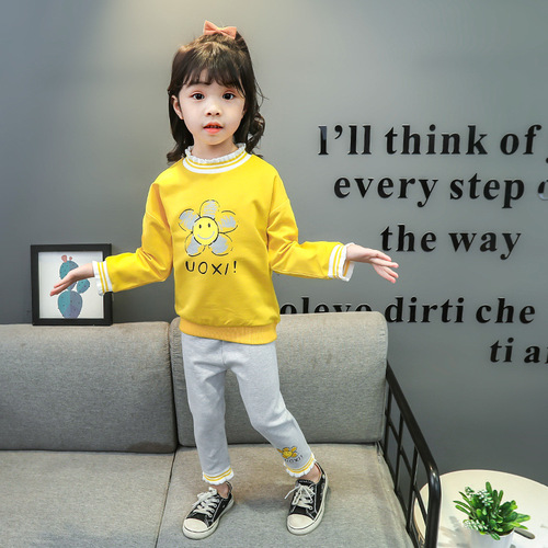 New kids clothing sets children's boutique clothes  baby girl spring autumn outfit set