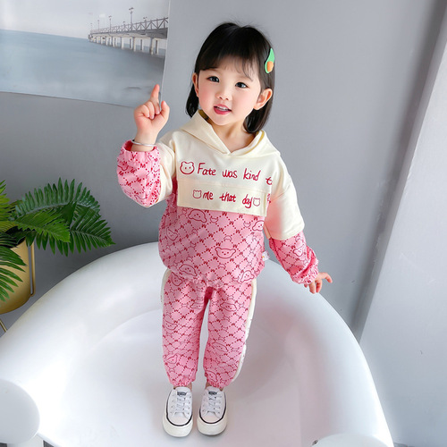 New kids clothing sets children's boutique clothes  baby girl spring autumn outfit set