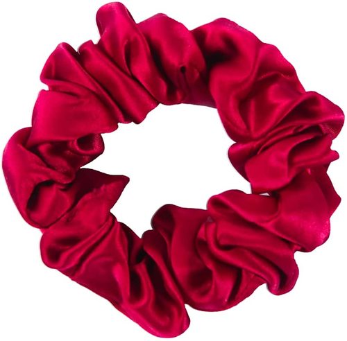 Suzhou  Supply 16MM Pure 100% Silk Scrunchies Pure Silk Hair Ties Scrunchies for Ponytail