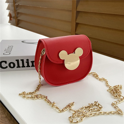 School Party Pu Leather Crossbody Bag Small Decoration Cartoon Child Girls Baby Shoulder Mini Sling Kid Bag