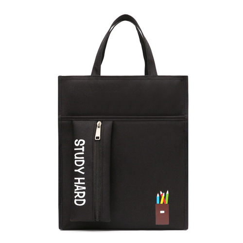 School Bag Teen Student Remedial primary school handbag polyester kids remedial bag tutorial messenger handle Bags