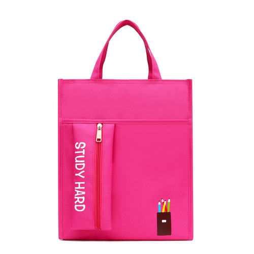 School Bag Teen Student Remedial primary school handbag polyester kids remedial bag tutorial messenger handle Bags