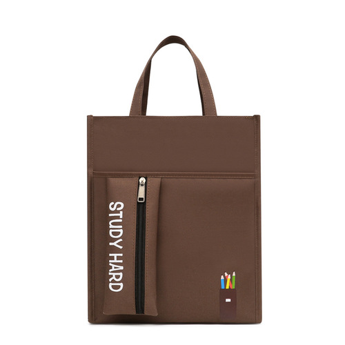 School Bag Teen Student Remedial primary school handbag polyester kids remedial bag tutorial messenger handle Bags