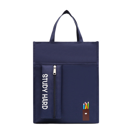 School Bag Teen Student Remedial primary school handbag polyester kids remedial bag tutorial messenger handle Bags