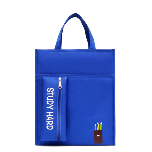 School Bag Teen Student Remedial primary school handbag polyester kids remedial bag tutorial messenger handle Bags
