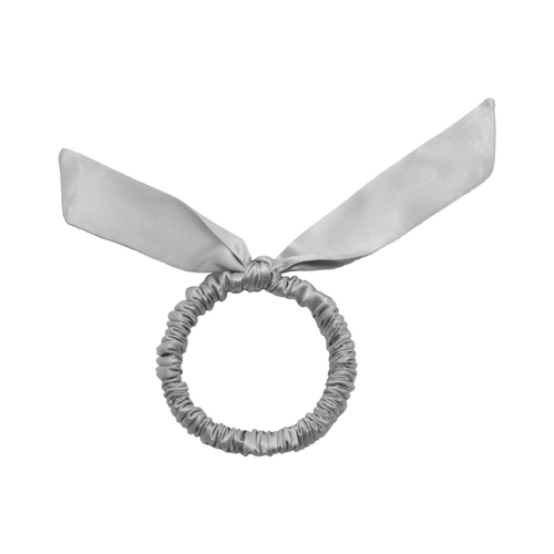 Women's 100%Silk Bowknot Hair Scrunchies Elastic Hair Ties Ropes Ponytail Holder Hair Scrunchies