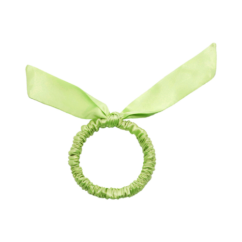 Women's 100%Silk Bowknot Hair Scrunchies Elastic Hair Ties Ropes Ponytail Holder Hair Scrunchies