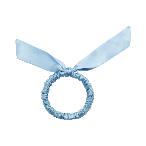Women's 100%Silk Bowknot Hair Scrunchies Elastic Hair Ties Ropes Ponytail Holder Hair Scrunchies