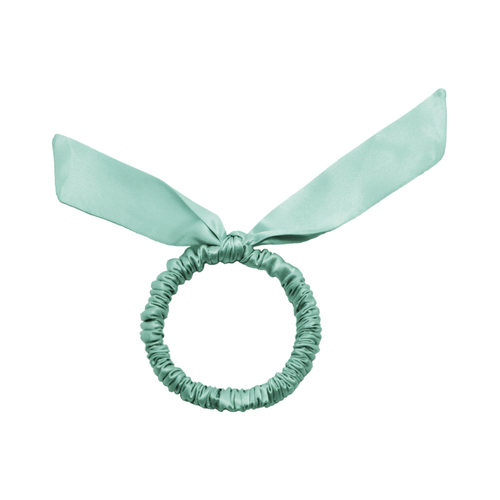 Women's 100%Silk Bowknot Hair Scrunchies Elastic Hair Ties Ropes Ponytail Holder Hair Scrunchies