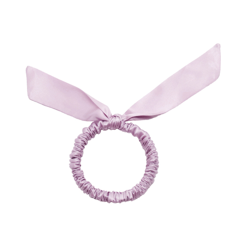 Women's 100%Silk Bowknot Hair Scrunchies Elastic Hair Ties Ropes Ponytail Holder Hair Scrunchies