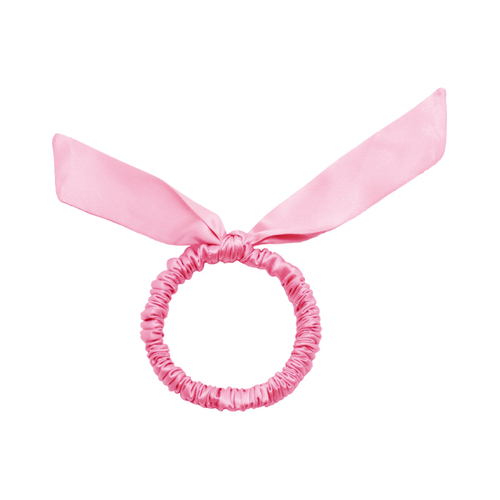 Women's 100%Silk Bowknot Hair Scrunchies Elastic Hair Ties Ropes Ponytail Holder Hair Scrunchies