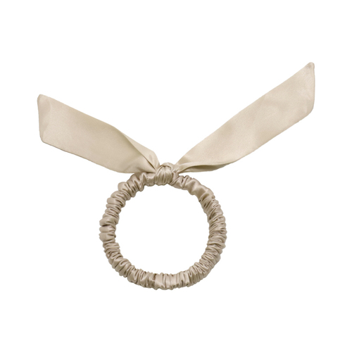 Women's 100%Silk Bowknot Hair Scrunchies Elastic Hair Ties Ropes Ponytail Holder Hair Scrunchies