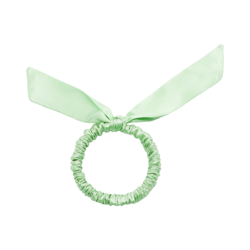 Women's 100%Silk Bowknot Hair Scrunchies Elastic Hair Ties Ropes Ponytail Holder Hair Scrunchies