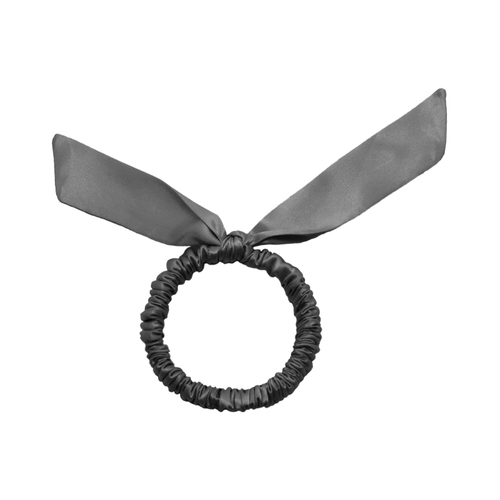 Women's 100%Silk Bowknot Hair Scrunchies Elastic Hair Ties Ropes Ponytail Holder Hair Scrunchies