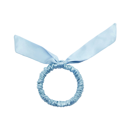 Women's 100%Silk Bowknot Hair Scrunchies Elastic Hair Ties Ropes Ponytail Holder Hair Scrunchies