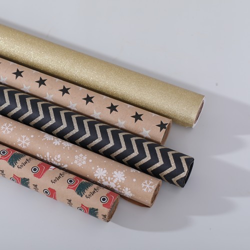 Top Sales Hot stamping  Wrapping Paper Set  Gift Wrapping Paper Roll