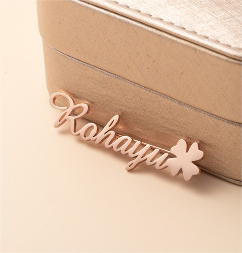   Gold Sliver Safety Pin Rhinestone Metal Luxury Designer Women Fashion Jewelry Name Brooches