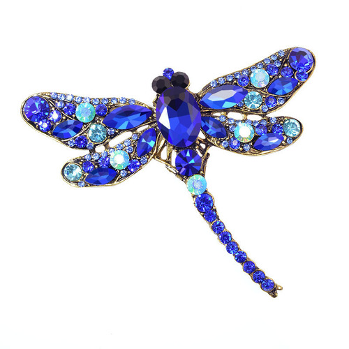 Fashion luxury Dragonfly jewelry designer brooches pin for woman