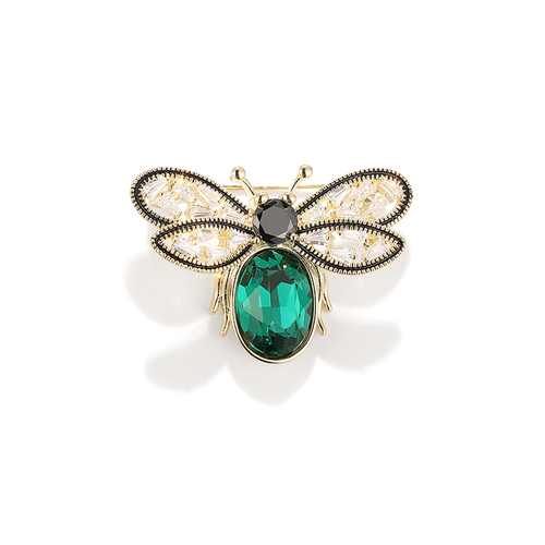 XILIANGFEIZI Hot Sale Fashion  14K Gold Jewelry Zircon Insects Bee Brooches