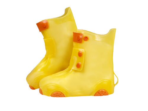 Waterproof Rainboots for kids boys girls zipper Anti-Slip Rain Shoes Children's cover shoes