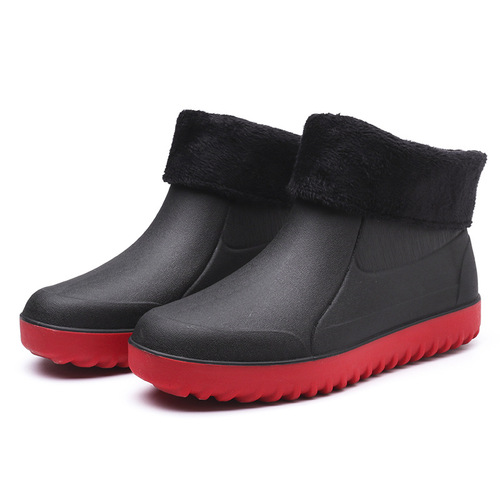 Male  short rain boots garden shoes sandals for men outdoor working
