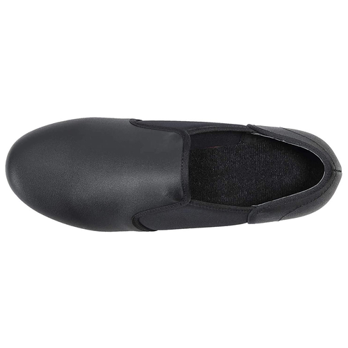 EU and US in Stock  Unisex PU Leather Slip On Tan Tap Shoe Dance Shoes for Women and Men's Dance Shoes with Sou