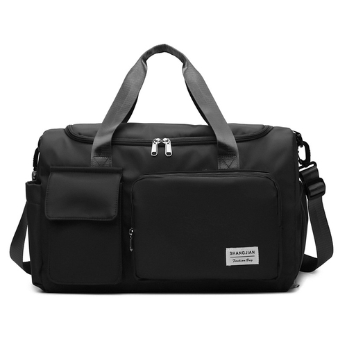 New Waterproof Foldable Sports Shoulder Bag Weekender Duffle Tote Travel Bag With Shoe Compartment