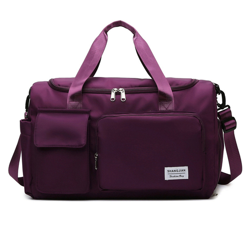 New Waterproof Foldable Sports Shoulder Bag Weekender Duffle Tote Travel Bag With Shoe Compartment