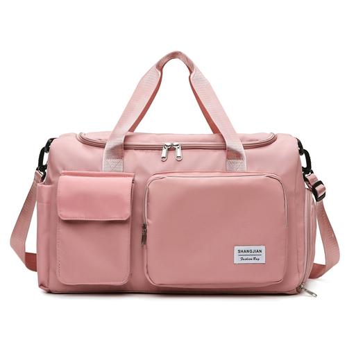 New Waterproof Foldable Sports Shoulder Bag Weekender Duffle Tote Travel Bag With Shoe Compartment