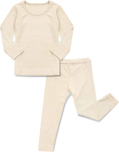 V-TREE Baby Underwears Boys sleepwear Girls Pajama Set Kids clothing Toddler Snug fit Ribbed Sleepwear pjs for Daily Lif