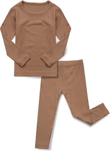 V-TREE Baby Underwears Boys sleepwear Girls Pajama Set Kids clothing Toddler Snug fit Ribbed Sleepwear pjs for Daily Lif