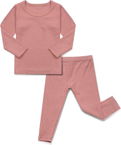 V-TREE Baby Underwears Boys sleepwear Girls Pajama Set Kids clothing Toddler Snug fit Ribbed Sleepwear pjs for Daily Lif