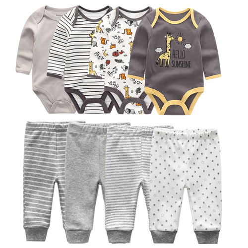 8pcs/lots  baby boys' clothing  clothes romper sets