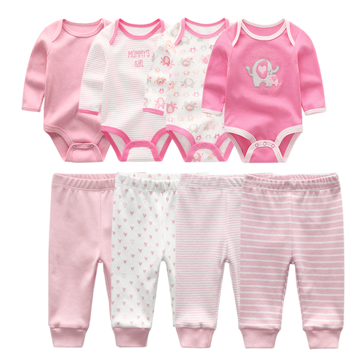 8pcs/lots  baby boys' clothing  clothes romper sets