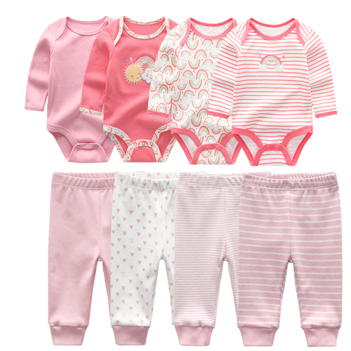 8pcs/lots  baby boys' clothing  clothes romper sets