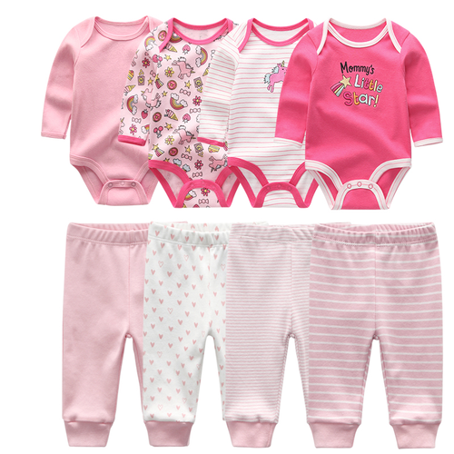 8pcs/lots  baby boys' clothing  clothes romper sets
