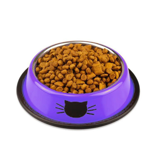 Stainless Steel Cat Bowls Pet Steel Bowl Set Food Water Bowl for Dogs and Cats Anti-skid Feeder Supplies for Small Dogs 