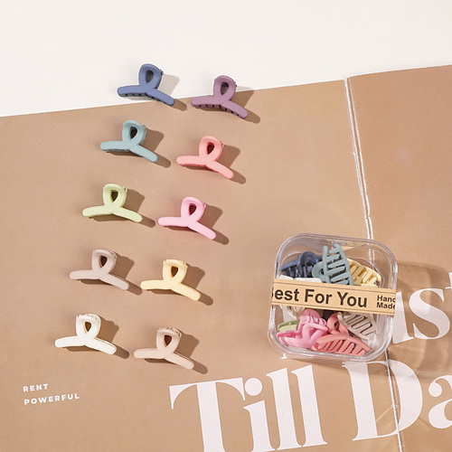  10pcs/Box Mini Hair Claw Clips Cute Fringe Hair Clip Set 33 Patterns Sweet Clips Hair Accessories for Women Gi