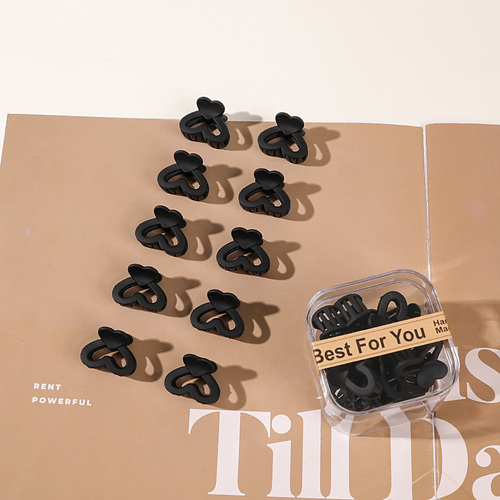  10pcs/Box Mini Hair Claw Clips Cute Fringe Hair Clip Set 33 Patterns Sweet Clips Hair Accessories for Women Gi
